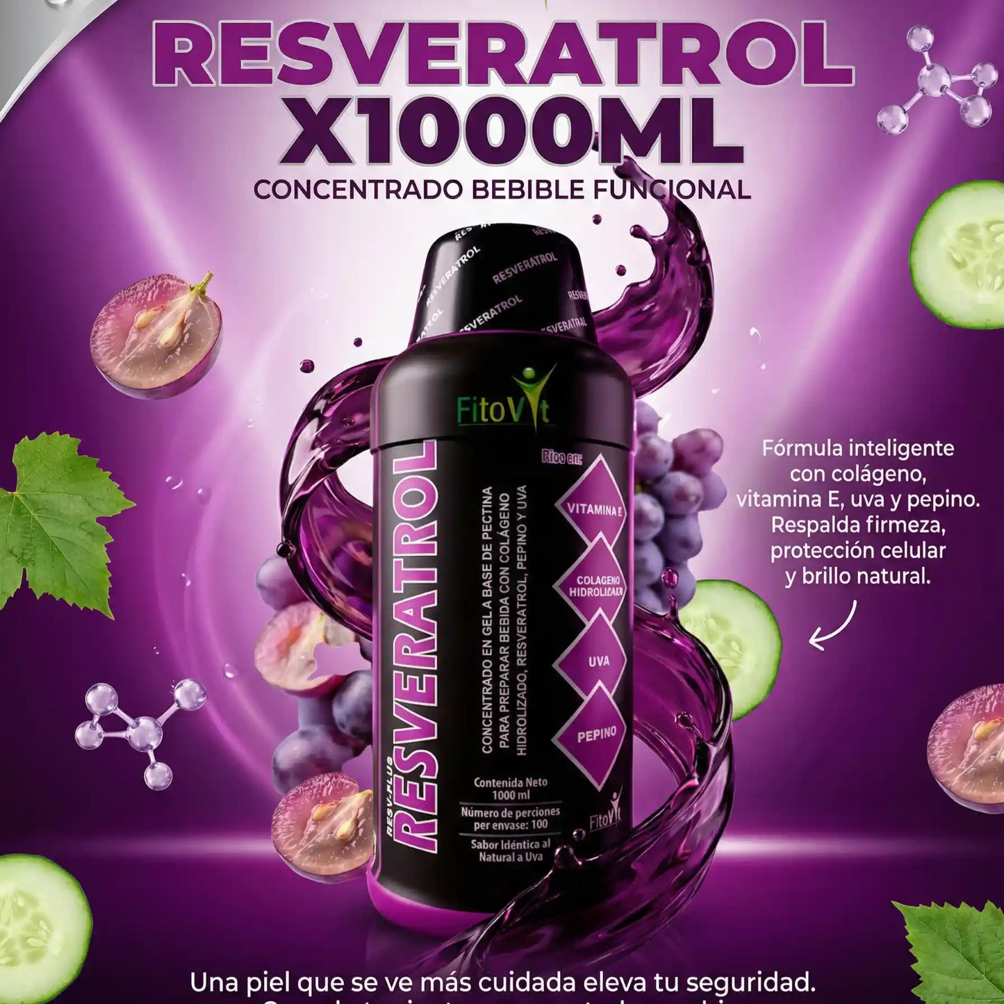 👵🏼RESVERATROL X 1.000 ML FITOVIT👩🏻