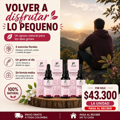 😢Depresión y Tristeza x30 mililitros 💗