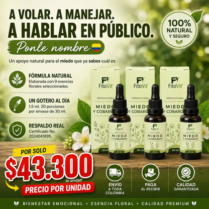 🌿Miedo y Cobardía - 30 mililitros 😌