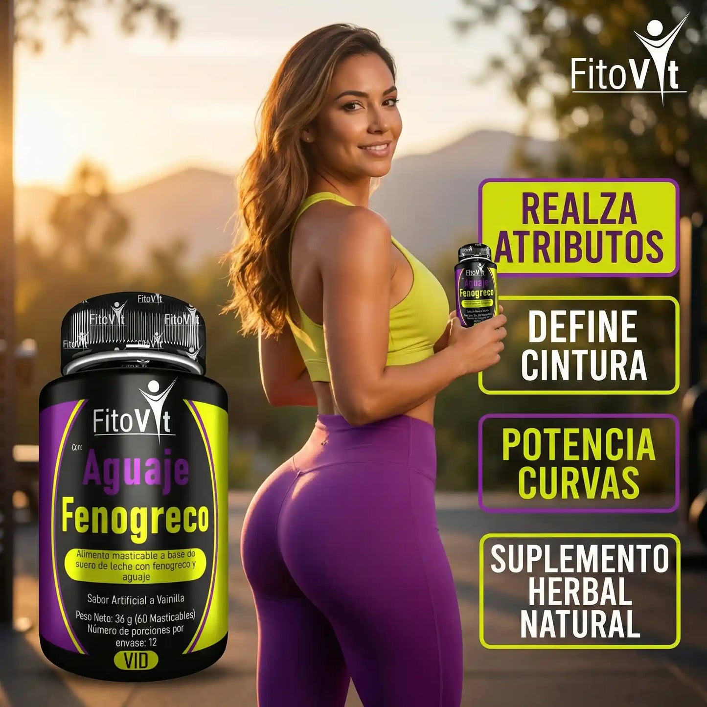 🍒 AGUAJE Y FENOGRECO X60 UNDS FITOVIT🍑