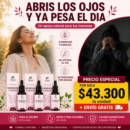 😢Depresión y Tristeza x30 mililitros 💗