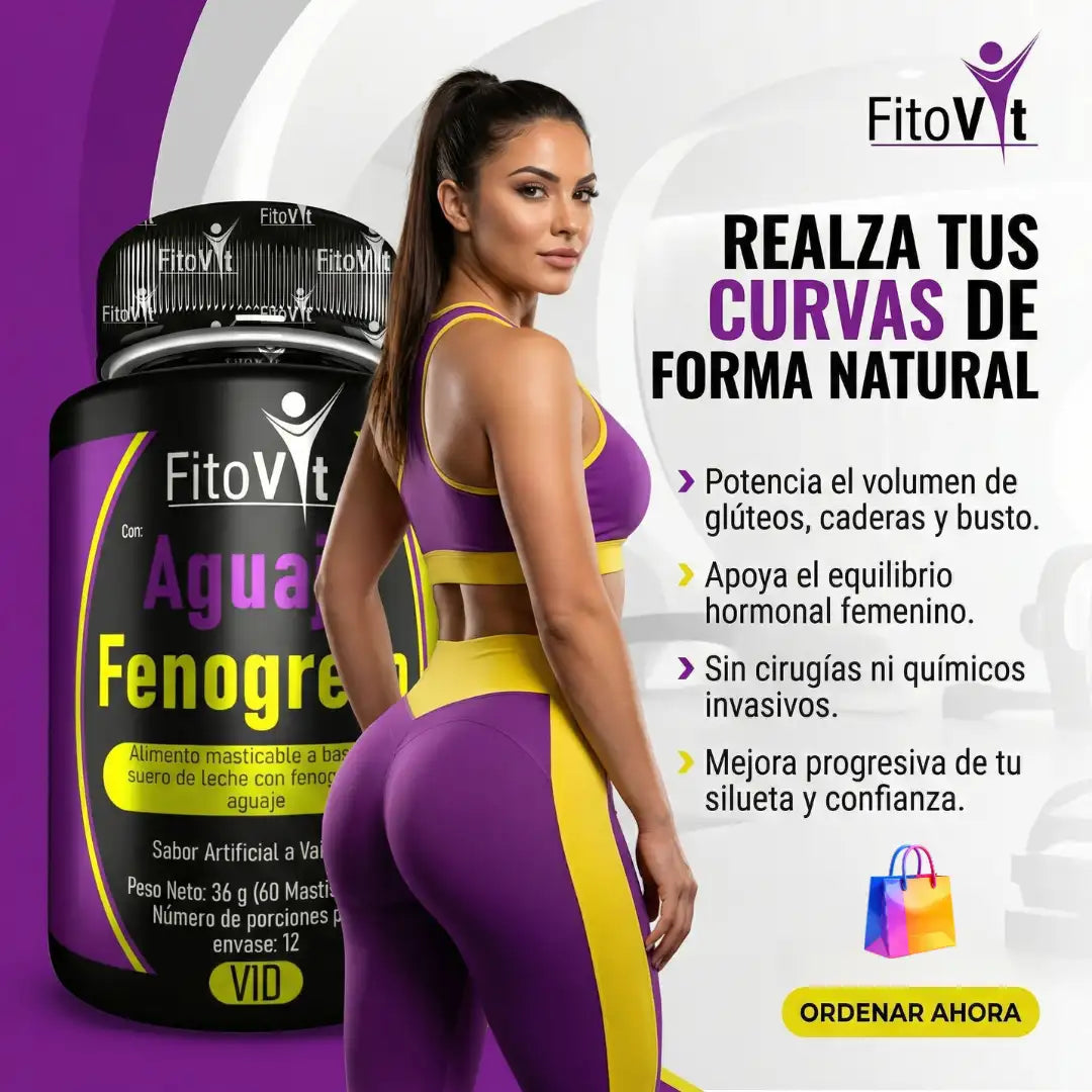🍒 AGUAJE Y FENOGRECO X60 UNDS FITOVIT🍑