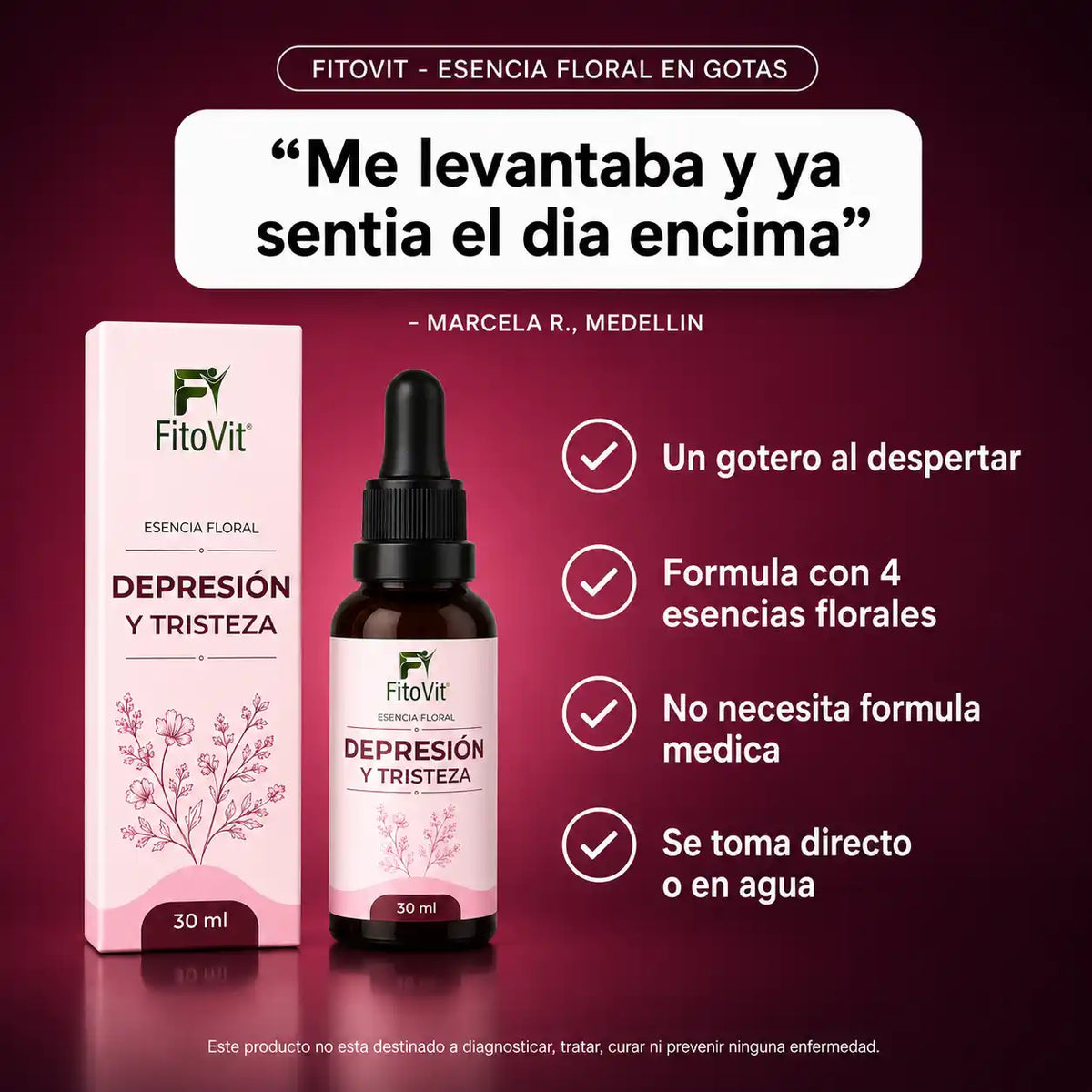 😢Depresión y Tristeza x30 mililitros 💗