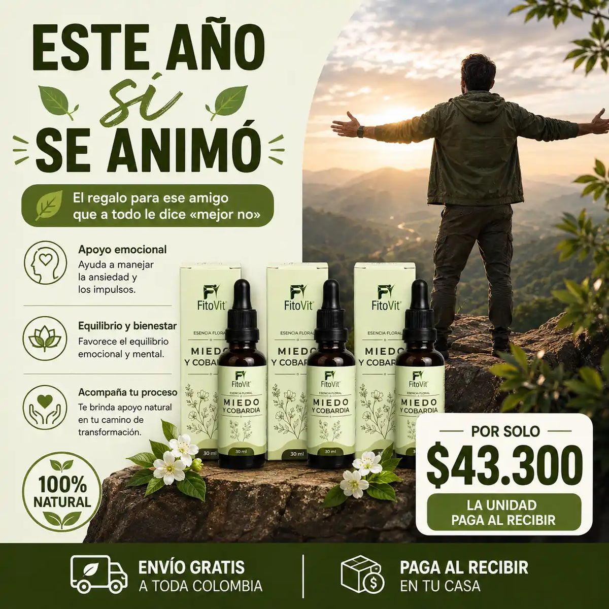 🌿Miedo y Cobardía - 30 mililitros 😌
