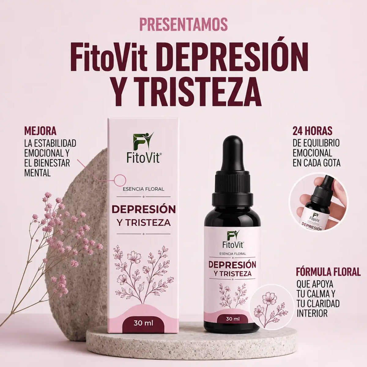 😢Depresión y Tristeza x30 mililitros 💗