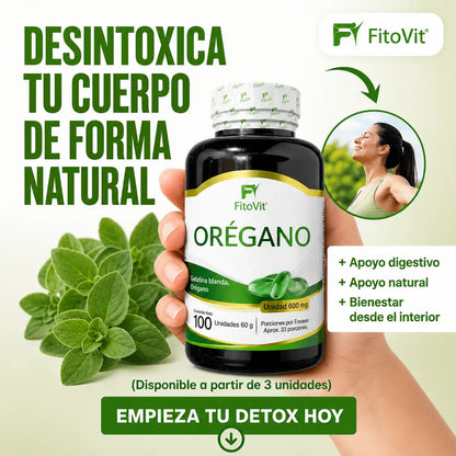 🌿ORÉGANO FITOVIT X100 UND CAPSULA BLANDA🛡️