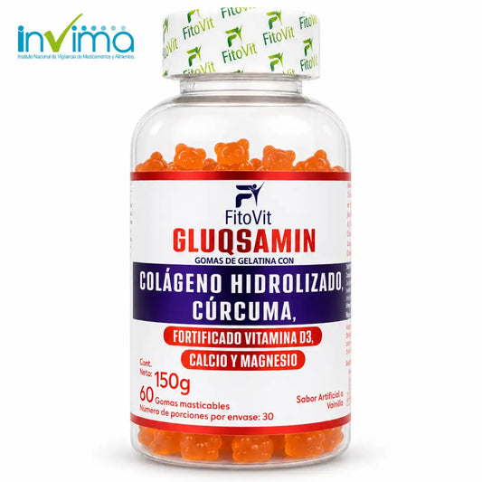 🏃‍♂️Gluqsamin - 60 Gomitas🦴