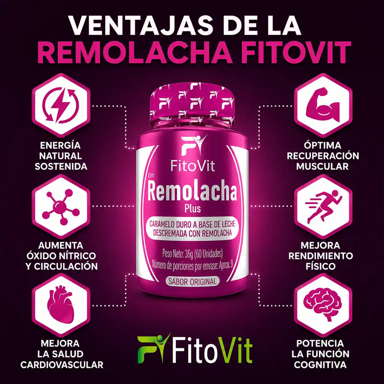 🩸REMOLACHA PLUS X60UND FITOVIT❤️