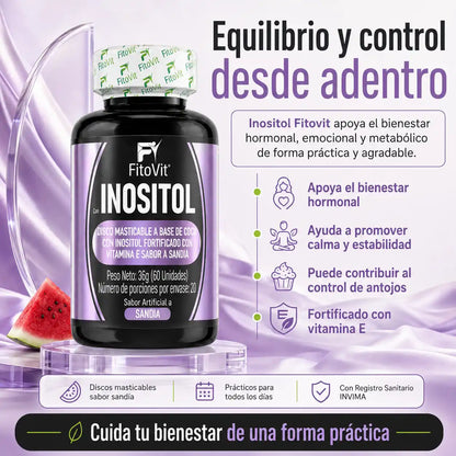 🍉Inositol - 60 discos🧠