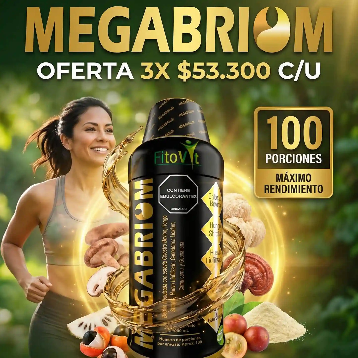 🦠MEGABRIOM X 1.000 ML FITOVIT🛡