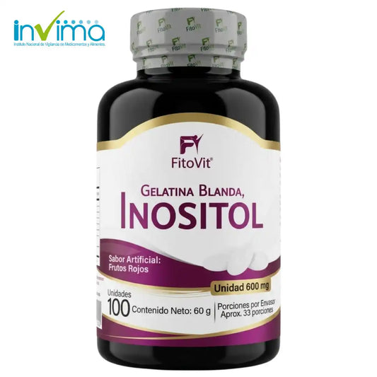 💜Inositol - 100 Gelatinas Blandas✨