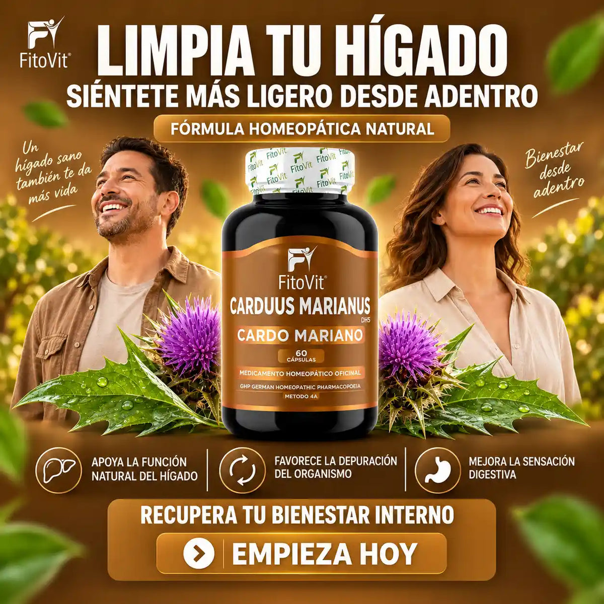 🌿Carduus Marianus - 60 Capulas💊