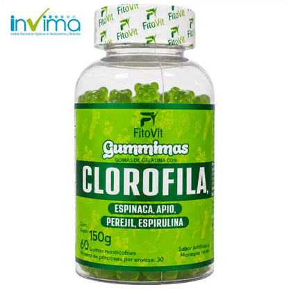 🌿Clorofila - 60 Gomitas♻️