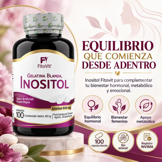 💜Inositol - 100 Gelatinas Blandas✨