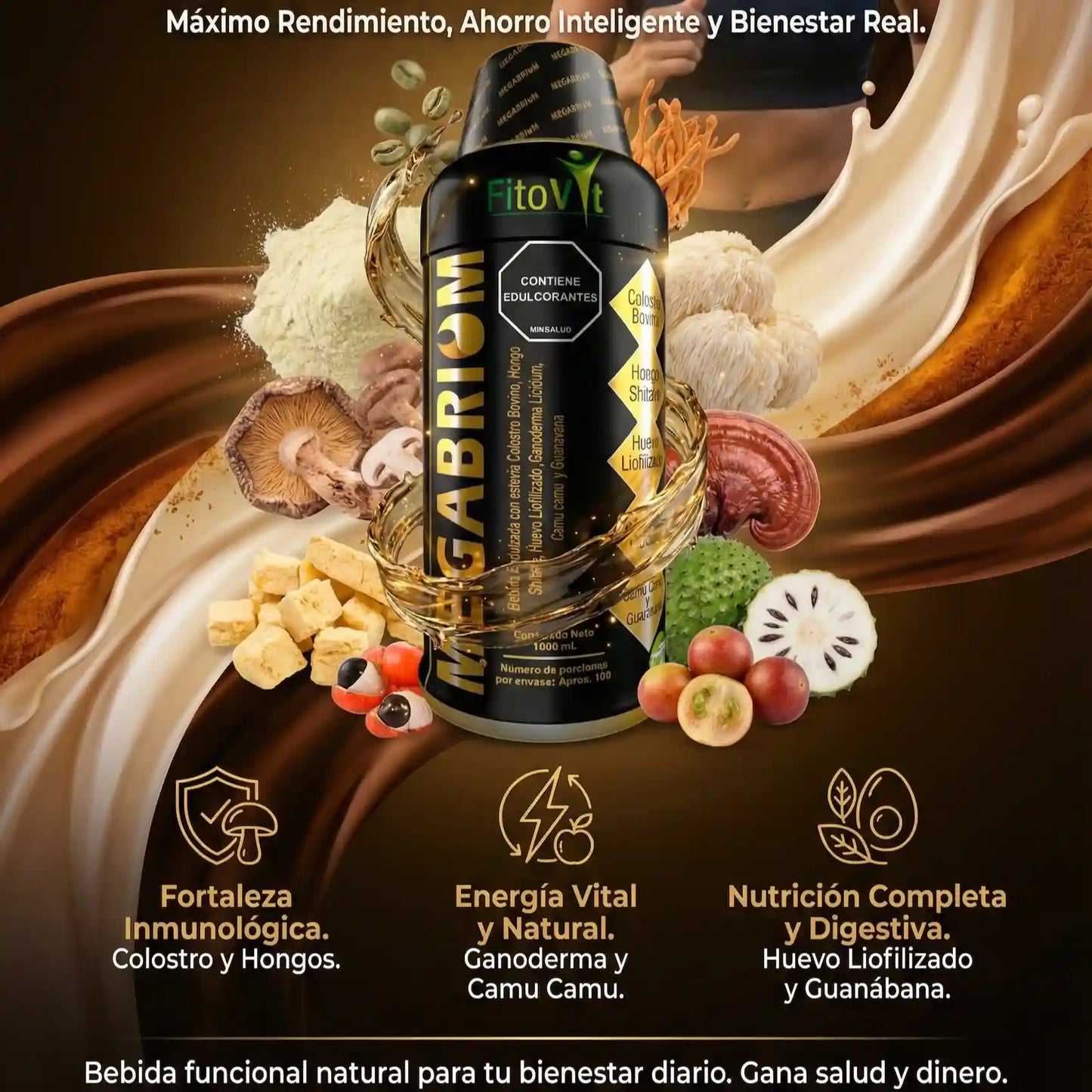 🦠MEGABRIOM X 1.000 ML FITOVIT🛡