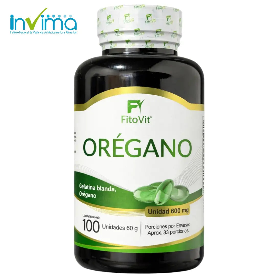 🌿ORÉGANO FITOVIT X100 UND CAPSULA BLANDA🛡️