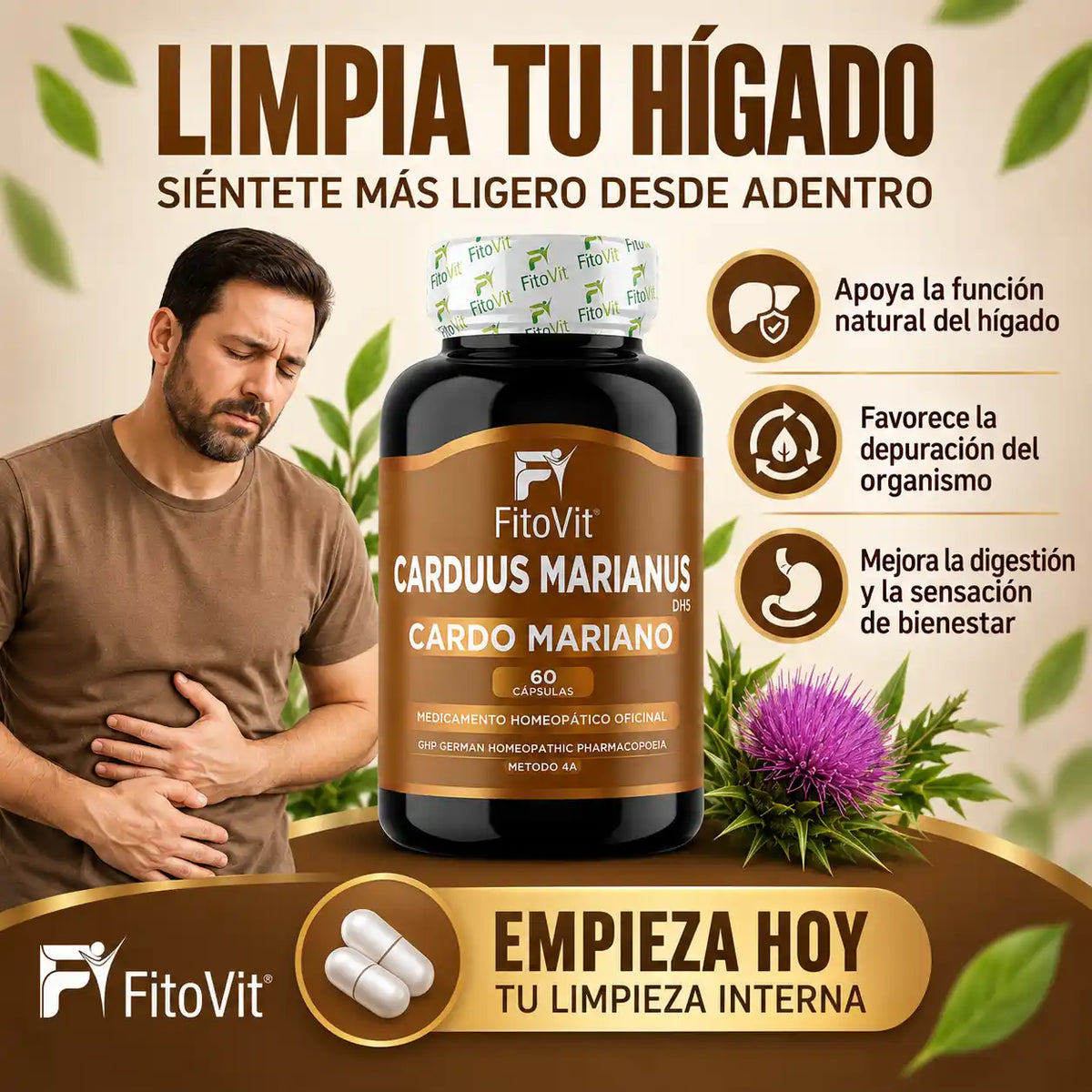 🌿Carduus Marianus - 60 Capulas💊