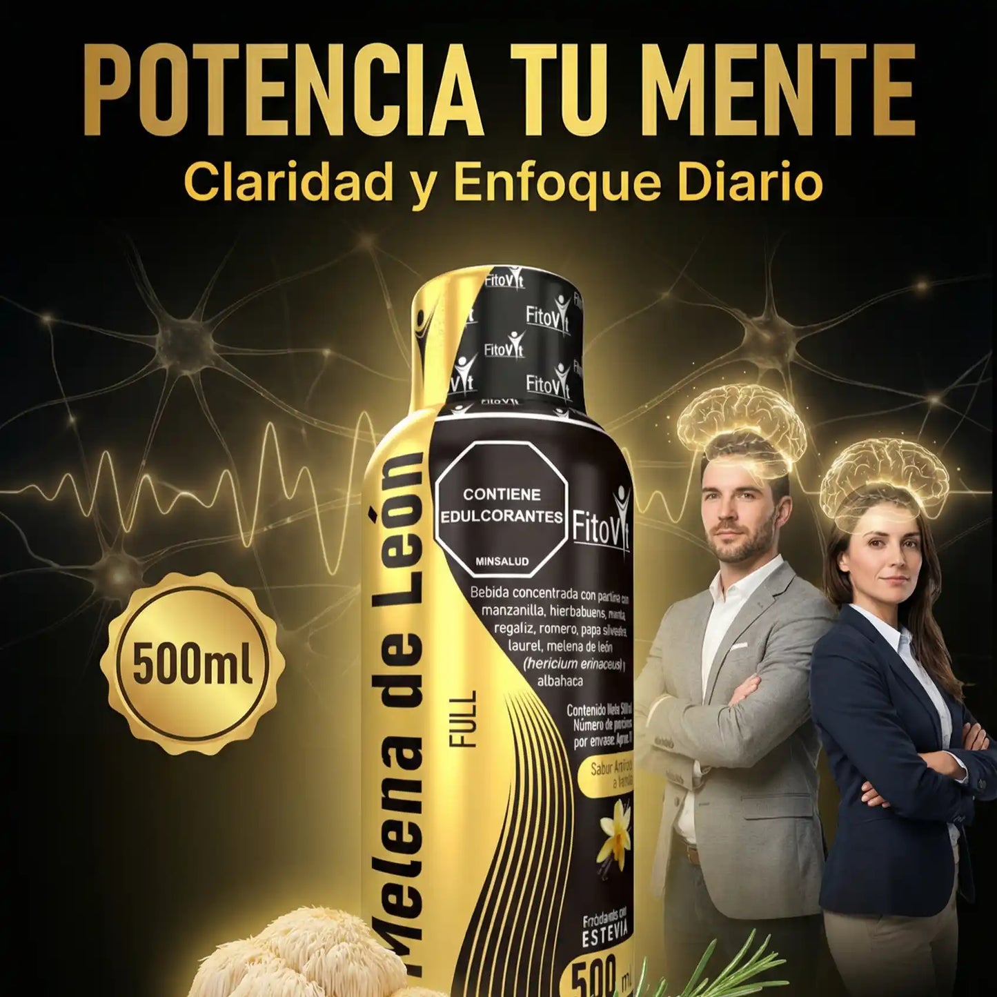 🧠🤓MELENA DE LEON X500ML FITOVIT✨