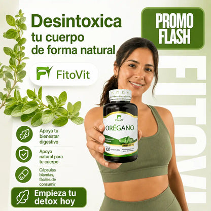 🌿ORÉGANO FITOVIT X100 UND CAPSULA BLANDA🛡️