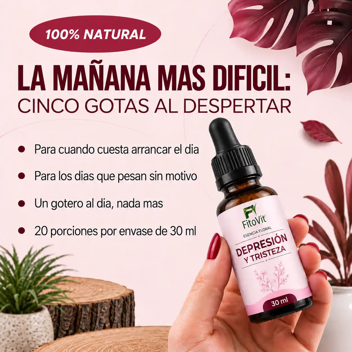 😢Depresión y Tristeza x30 mililitros 💗