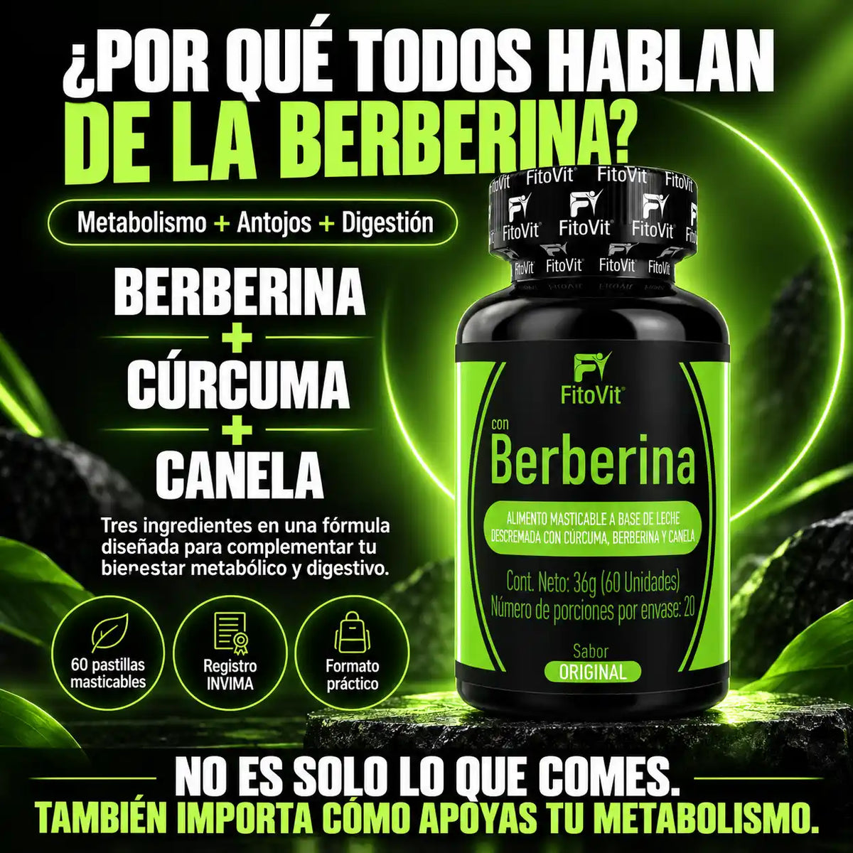 🌿Berberina - 60 pastillas✨
