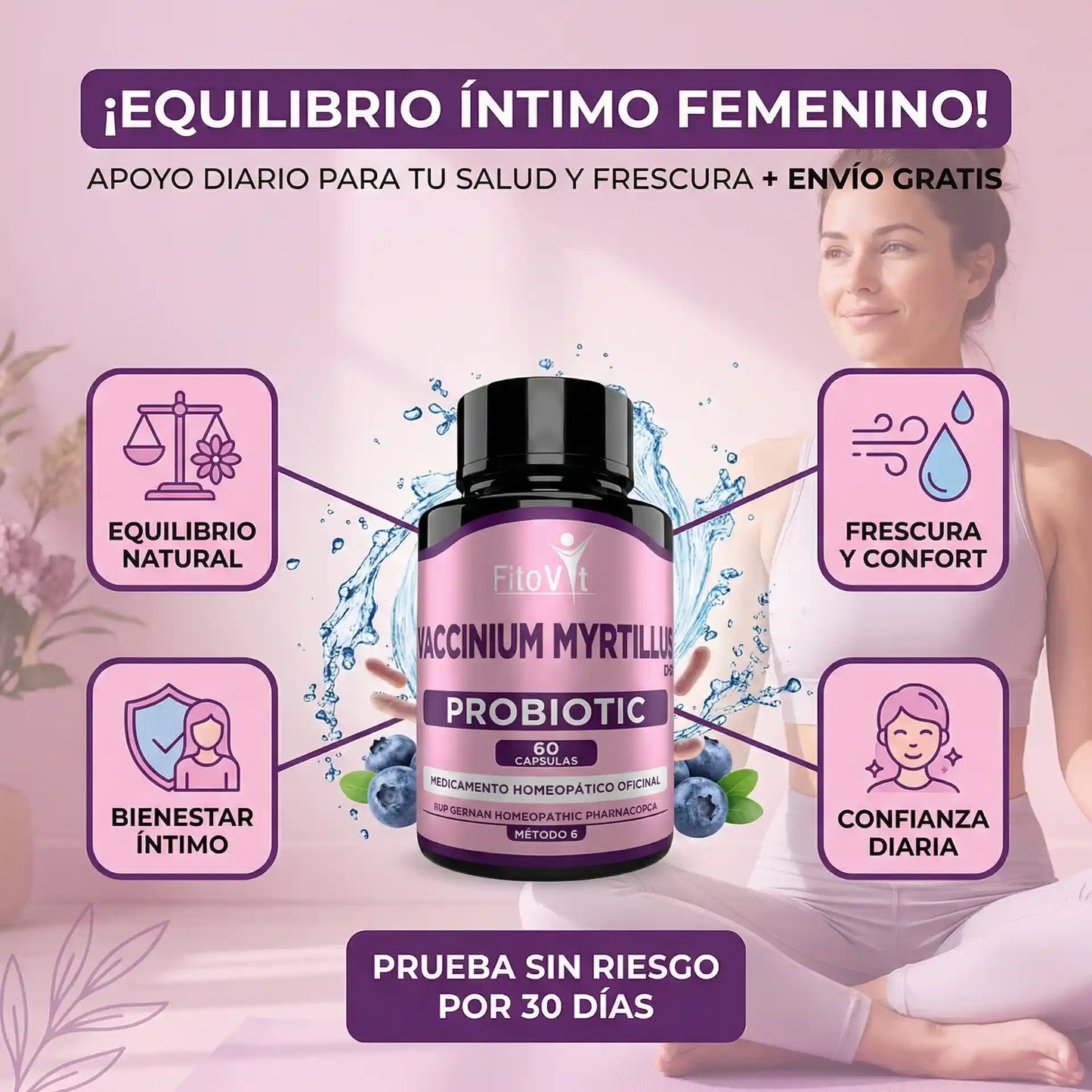 💨🤢 PROBIOTICOS X60 CAPSULAS FITOVIT 🌸