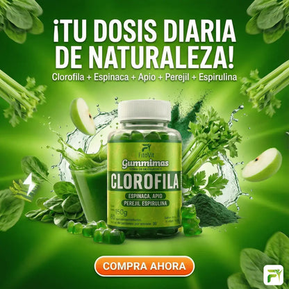 🌿CLOROFILA GOMITAS FITOVIT X60UND♻️