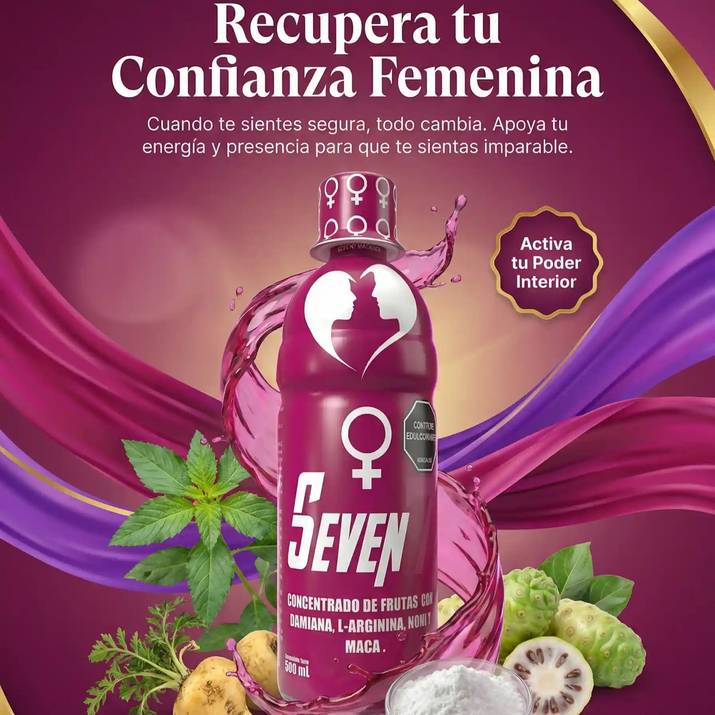 🪷SEVEN 7 MAGENTA X 500 ML FITOVIT 💜