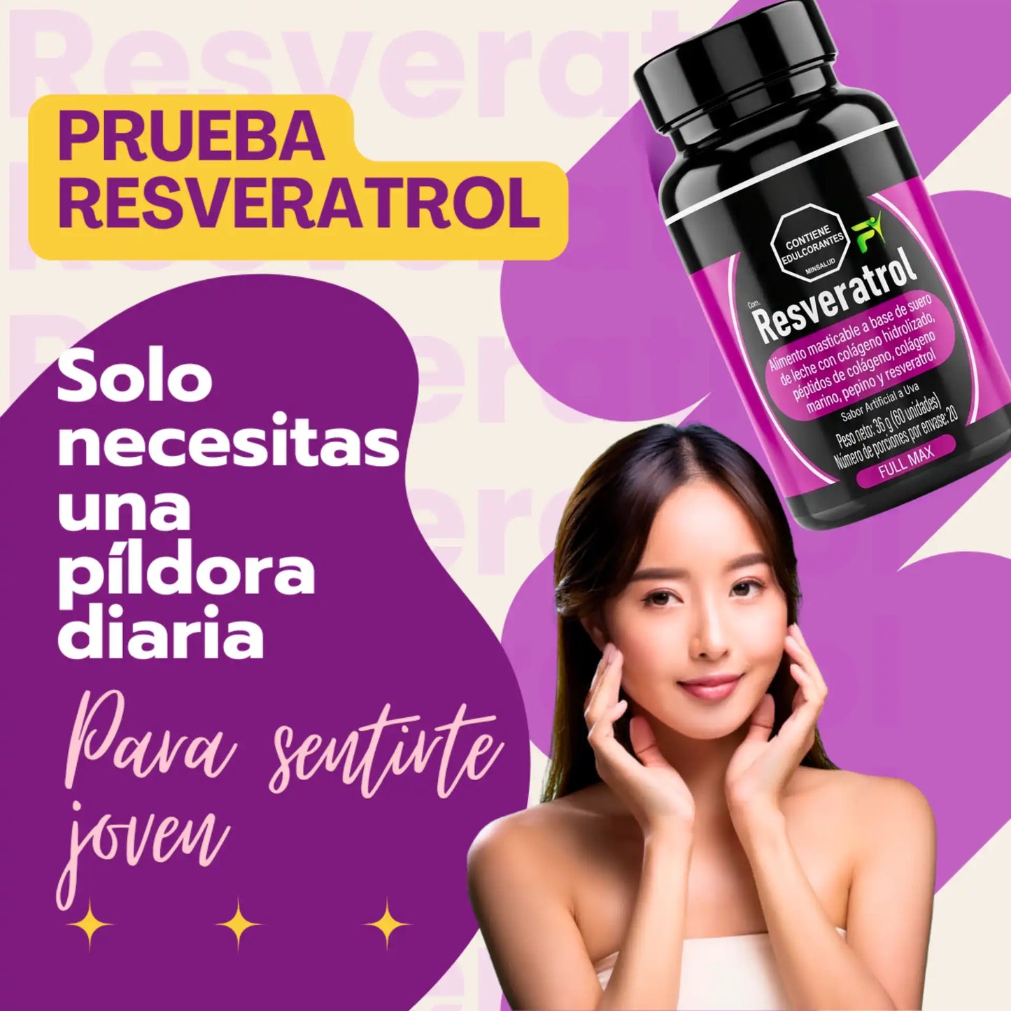 👵🏼RESVERATROL X 60 UND FITOVIT👧🏻