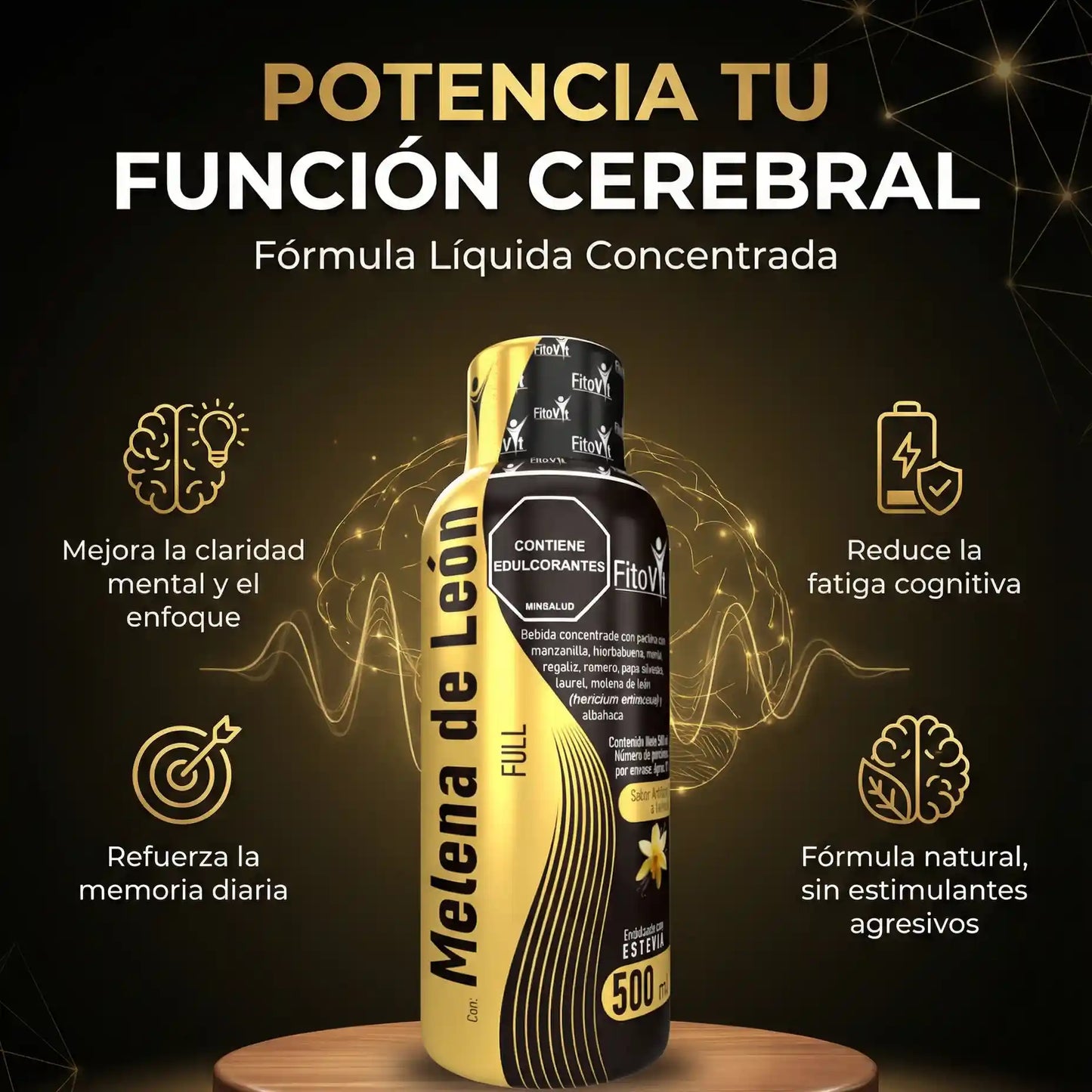 🧠🤓MELENA DE LEON X500ML FITOVIT✨
