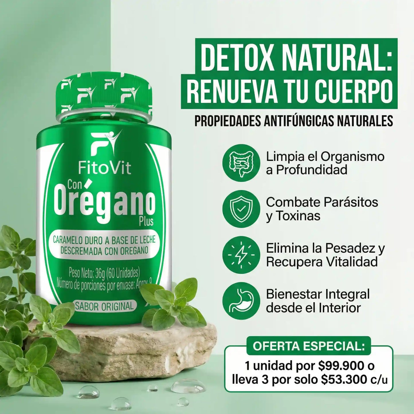 🫢OREGANO PLUS  X60UND FITOVIT🫁