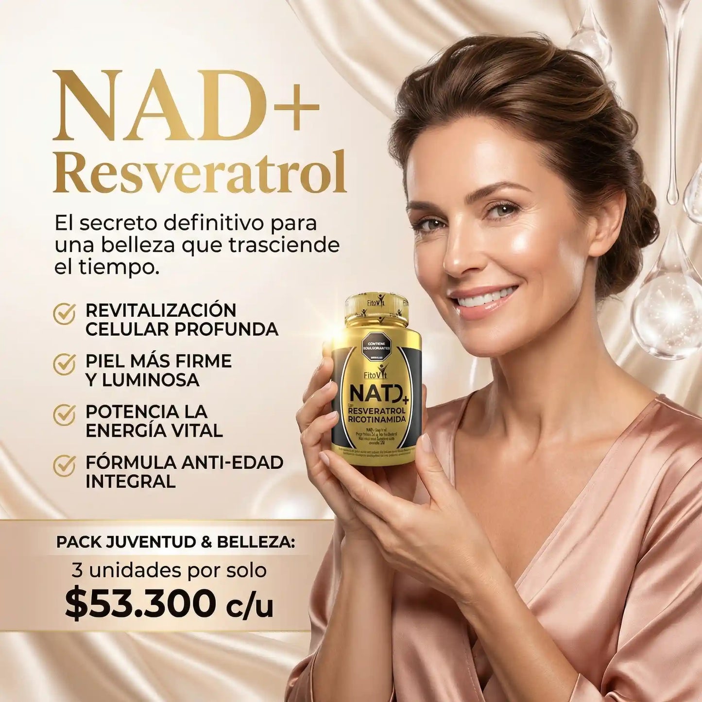 👵🏼RESVERATROL + NICOTINAMIDA X60UND FITOVIT👧🏻