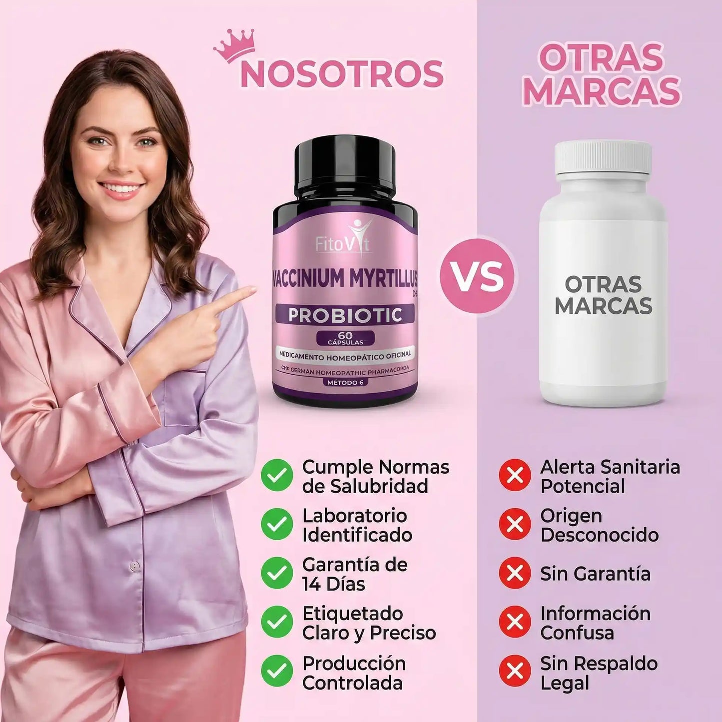 💨🤢 PROBIOTICOS X60 CAPSULAS FITOVIT 🌸