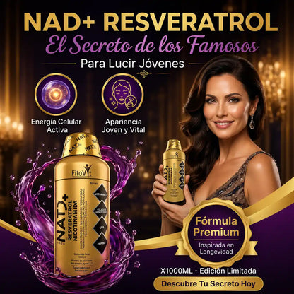 👵🏼👩🏻 NAD + RESVERATROL X1.000ML FITOVIT