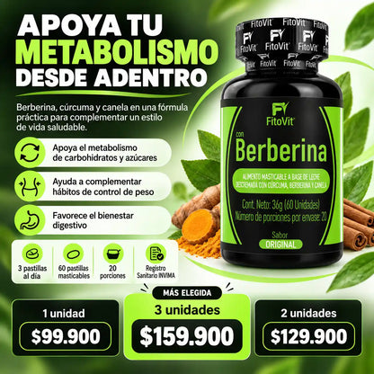 🌿Berberina - 60 pastillas✨