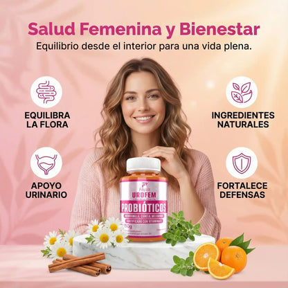 🌸 UROFEM Probióticos Fitovit x60 gomas 🌸