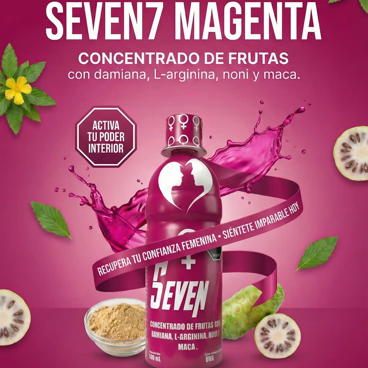 🪷SEVEN 7 MAGENTA X 500 ML FITOVIT 💜