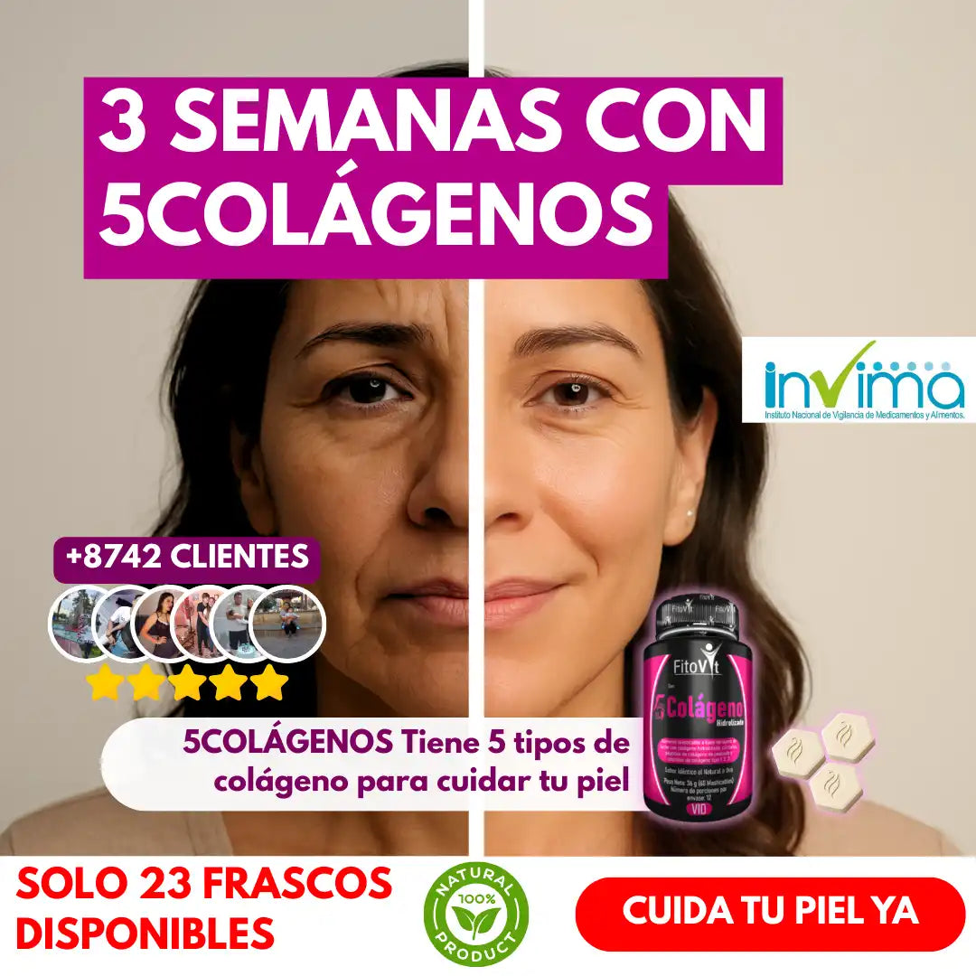 🫣5 COLAGENOS X 60 UND FITOVIT💅🏽