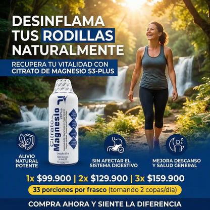 😴CITRATO DE MAGNESIO S3-PLUS X 1.000 ML FITOVIT🪶