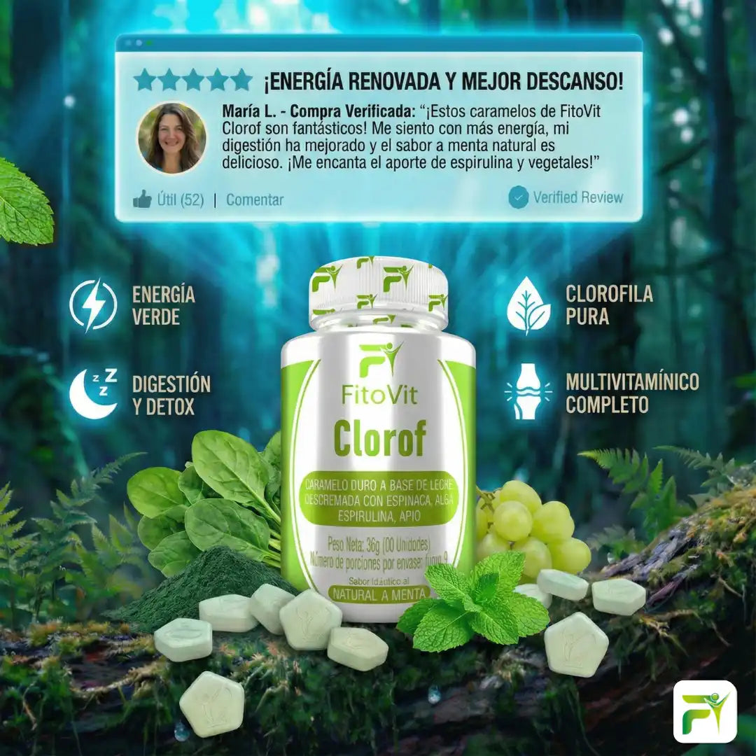 🍃CLOROFILA CARAMELO NATURAL X60 UND🍃