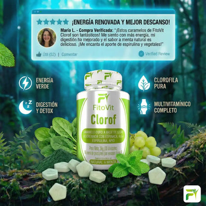 🍃CLOROFILA CARAMELO NATURAL X60 UND🍃