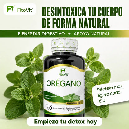🌿ORÉGANO FITOVIT X100 UND CAPSULA BLANDA🛡️