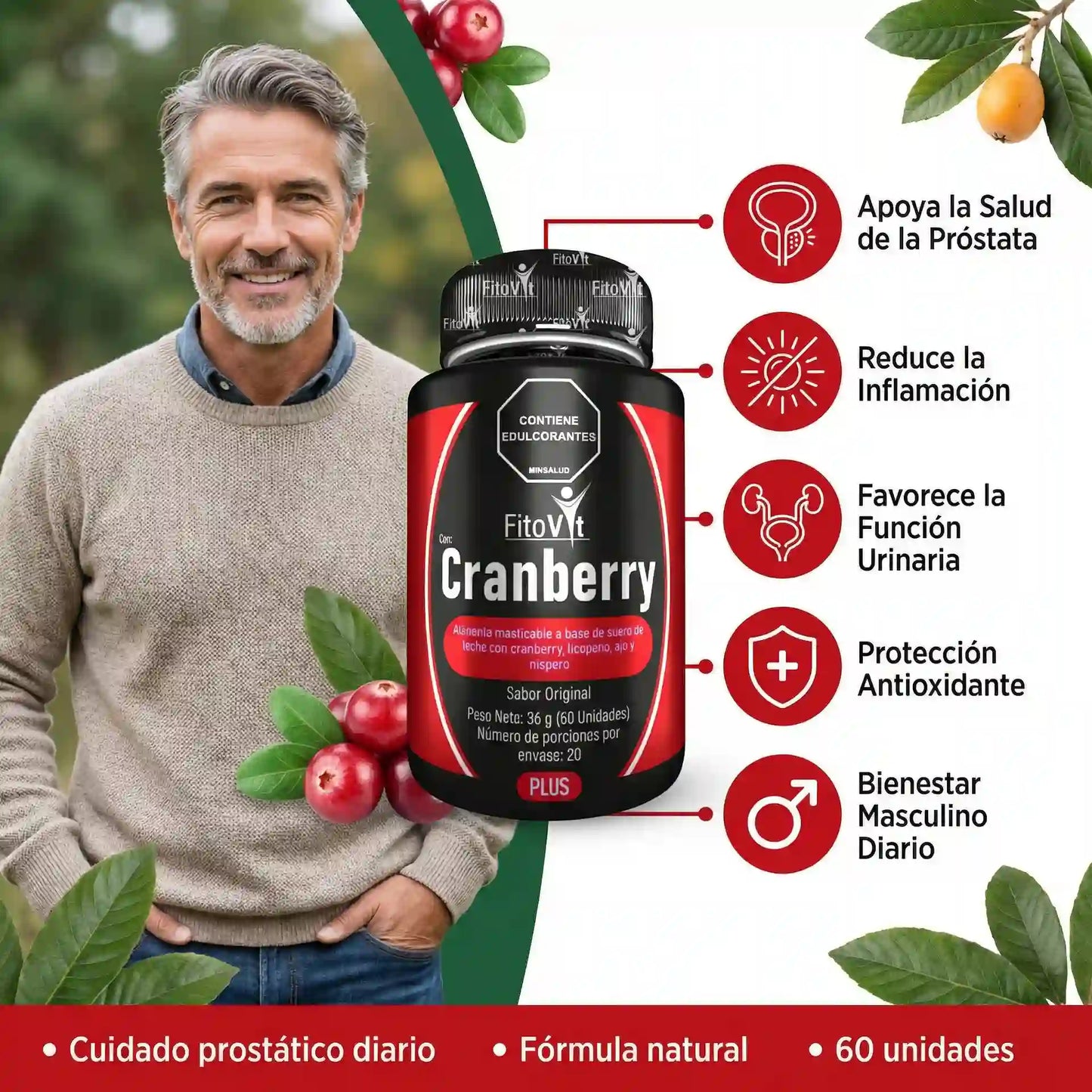 💦CRANBERRY X 60 UND FITOVIT🍆