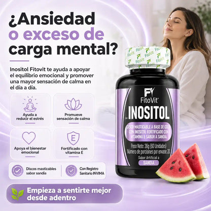 🍉Inositol - 60 discos🧠