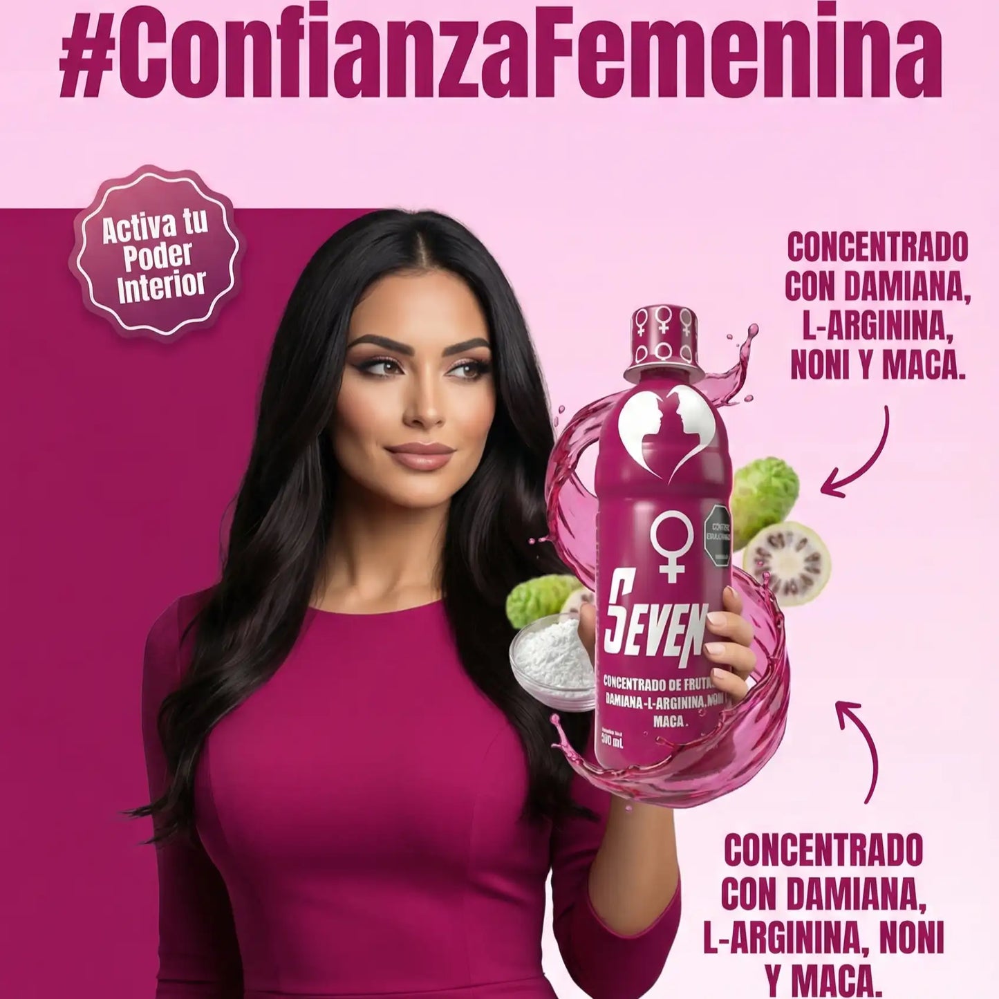 🪷SEVEN 7 MAGENTA X 500 ML FITOVIT 💜