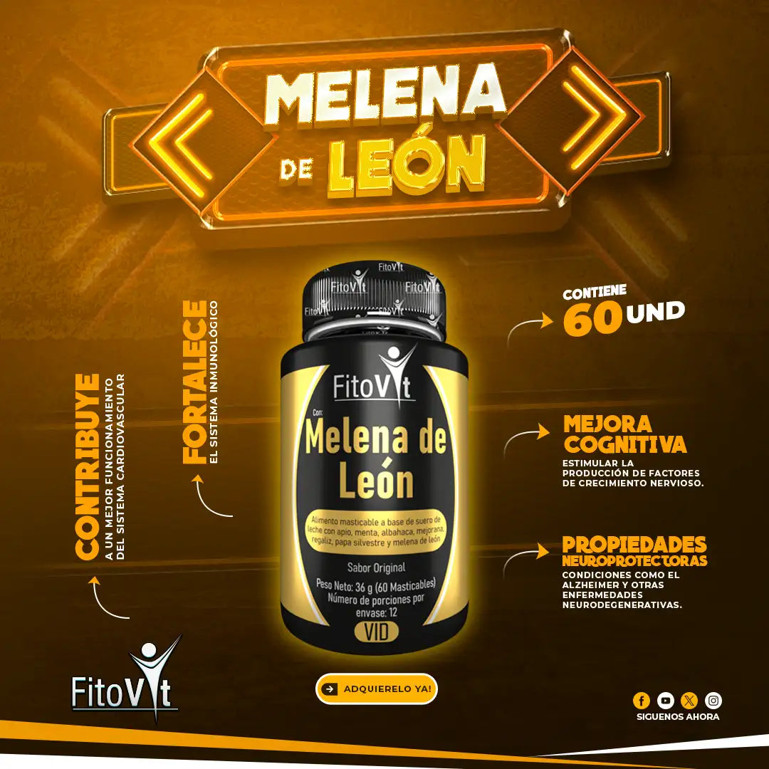 🧠MELENA DE LEON X 60 UND FITOVIT✨