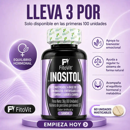 🍉Inositol - 60 discos🧠