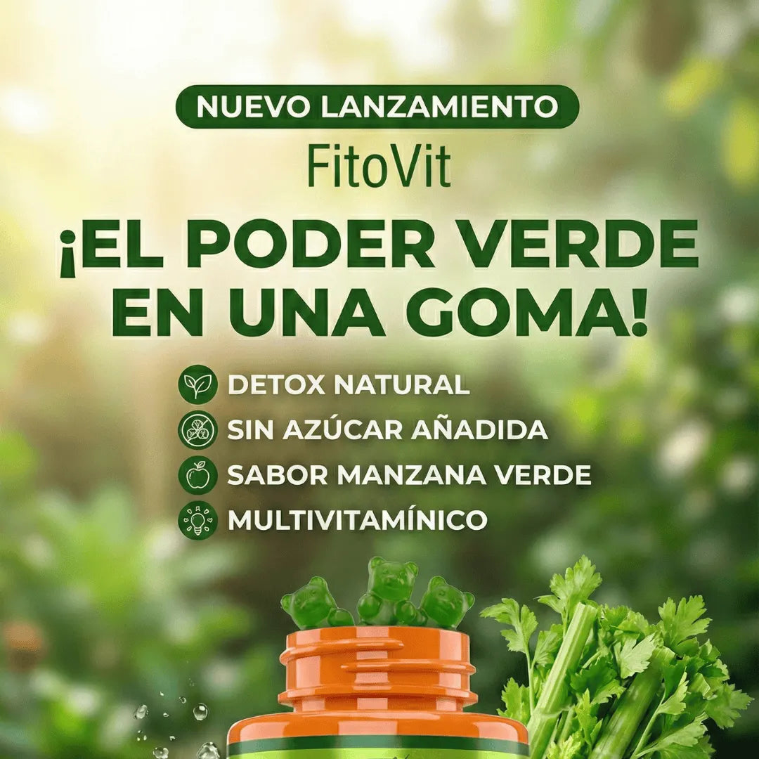 🌿CLOROFILA GOMITAS FITOVIT X60UND♻️