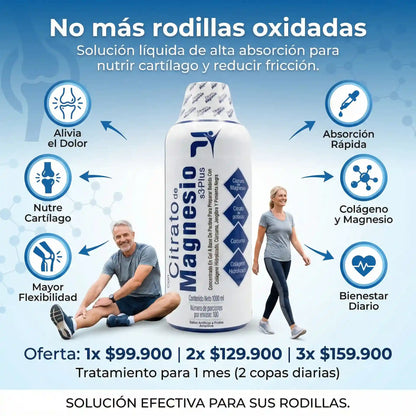 😴CITRATO DE MAGNESIO S3-PLUS X 1.000 ML FITOVIT🪶