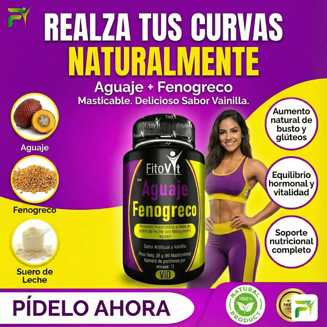🍒 AGUAJE Y FENOGRECO X60 UNDS FITOVIT🍑